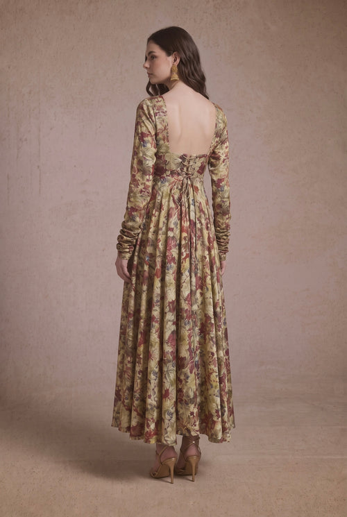 Botanical Lace corset dress