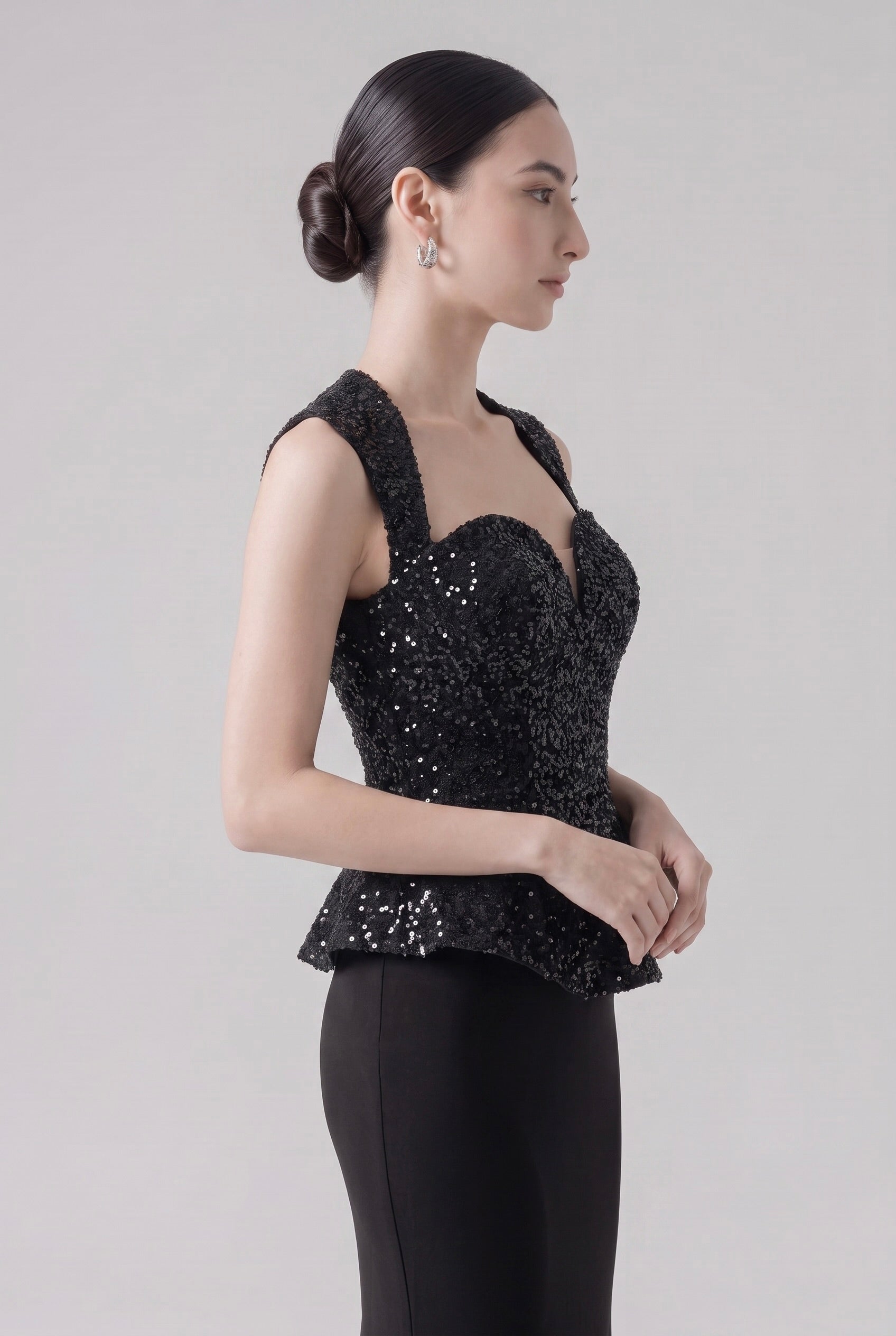 NYX Sequined couture gown