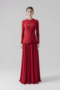 Rubina Beaded Corset Gown